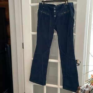 NWOT Free People Low Rise Velvet/Velour Pants, size 6